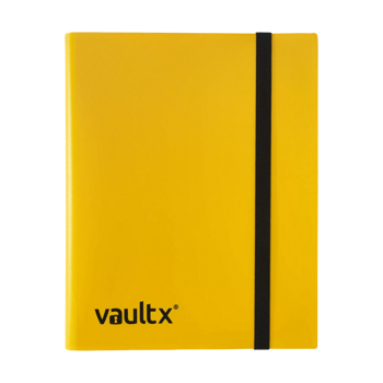 Vault X 9-Pocket Strap Binder Yellow