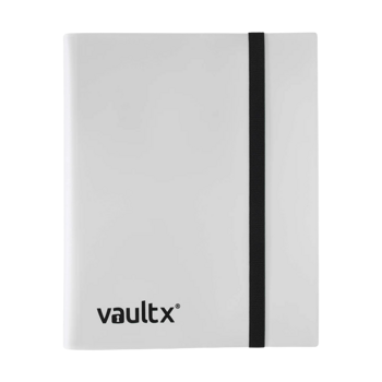 Vault X 9-Pocket Strap Binder White