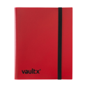 Vault X 9-Pocket Strap Binder Red