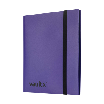 Vault X 9-Pocket Strap Binder Purple