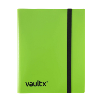 Vault X 9-Pocket Strap Binder Green