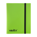 Vault X 9-Pocket Strap Binder Green