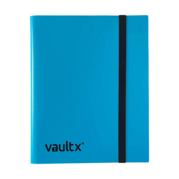 Vault X 9-Pocket Strap Binder Blue