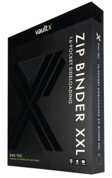 Vault X 16-Pocket Exo-Tec Zip XXL Binder Black