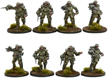 Bolt Action : Konflikt '47 - British Armored Infantry Section