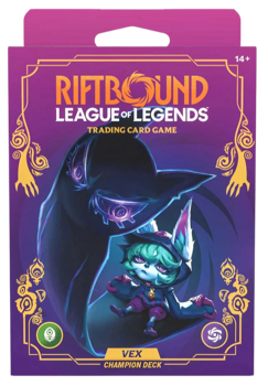 Riftbound : League of Legends - Unleashed Champion Deck - Vex