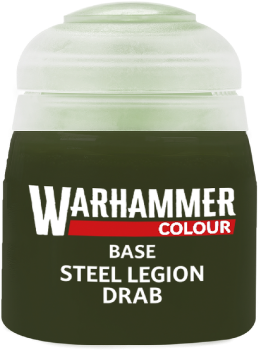 Warhammer Paints Base : Steel Legion Drab