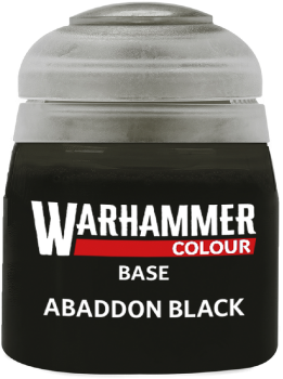 Warhammer Paints Base : Abaddon Black