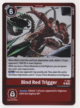 Bind Red Trigger (ALTERNATIVE ART) single card from Digimon