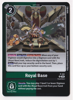 Royal Base (ALTERNATIVE ART) single card from Digimon