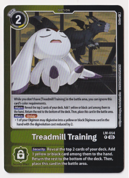 Treadmill Training single card from Digimon