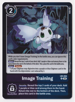 Image Training single card from Digimon