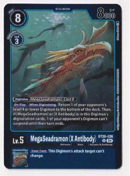 MegaSeadramon (X Antibody) (ALTERNATIVE ART) single card from Digimon