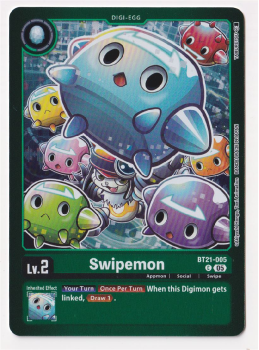 Swipemon (ALTERNATIVE ART) single card from Digimon