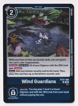 Wind Guardians (ALTERNATIVE ART) single card from Digimon