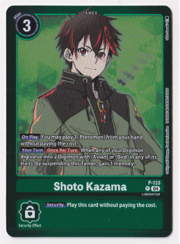 Shoto Kazama (ALTERNATIVE ART) single card from Digimon