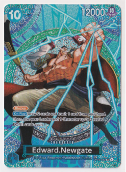 Edward.Newgate single card from One Piece Trading Card Game