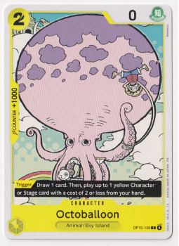 Octoballoon single card from One Piece Trading Card Game