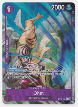 Ohm (ALTERNATE ART) single card from One Piece Trading Card Game
