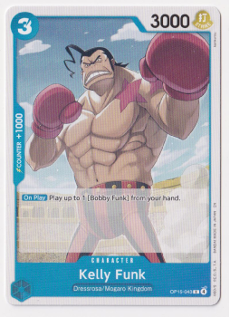 Kelly Funk single card from One Piece Trading Card Game