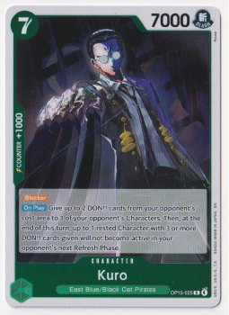 Kuro single card from One Piece Trading Card Game