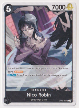 Nico Robin single card from One Piece Trading Card Game