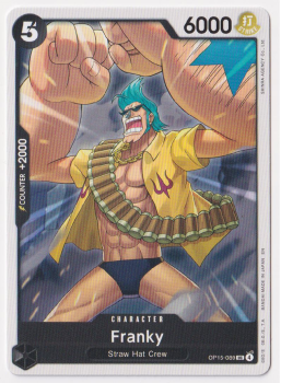 Franky single card from One Piece Trading Card Game