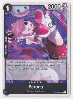 Perona single card from One Piece Trading Card Game