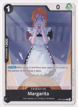 Margarita single card from One Piece Trading Card Game