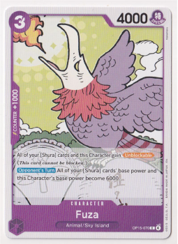 Fuza single card from One Piece Trading Card Game