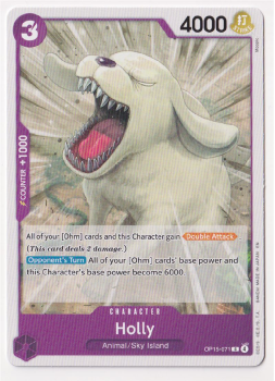 Holly single card from One Piece Trading Card Game