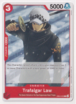Trafalgar Law single card from One Piece Trading Card Game
