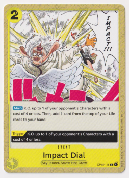 Impact Dial single card from One Piece Trading Card Game