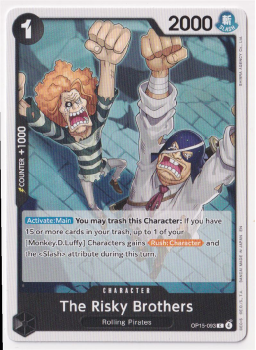 The Risky Brothers single card from One Piece Trading Card Game
