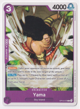 Yama single card from One Piece Trading Card Game