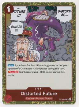 Distorted Future single card from One Piece Trading Card Game
