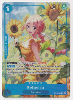 Rebecca (ALTERNATE ART) single card from One Piece Trading Card Game