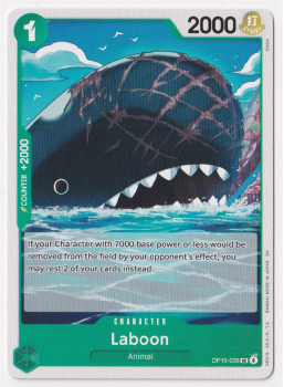 Laboon single card from One Piece Trading Card Game