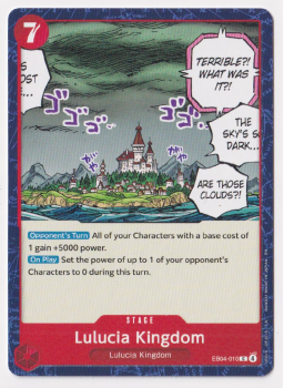 Lulucia Kingdom single card from One Piece Trading Card Game