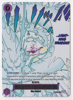 Lightning Dragon (ALTERNATE ART) single card from One Piece Trading Card Game