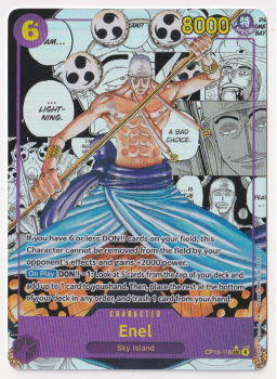 Enel (MANGA ALTERNATE ART) single card from One Piece Trading Card Game