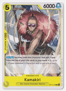Kamakiri single card from One Piece Trading Card Game