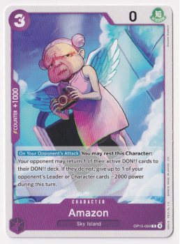 Amazon single card from One Piece Trading Card Game