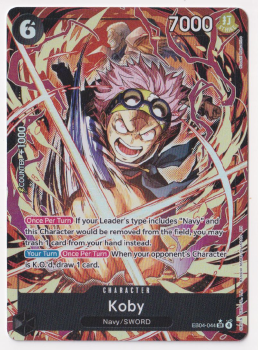 Koby (ALTERNATE ART) single card from One Piece Trading Card Game