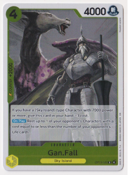 Gan.Fall single card from One Piece Trading Card Game