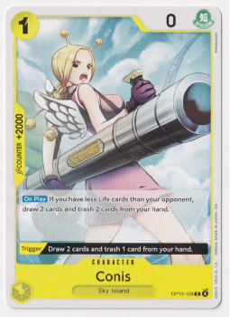 Conis single card from One Piece Trading Card Game