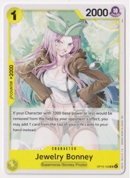 Jewelry Bonney single card from One Piece Trading Card Game