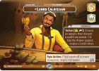 Lando Calrissian - Full Sabacc (SHOWCASE) : 784 A LAWLESS TIME - Star Wars Unlimited Single Card