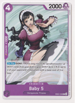 Baby 5 single card from One Piece Trading Card Game