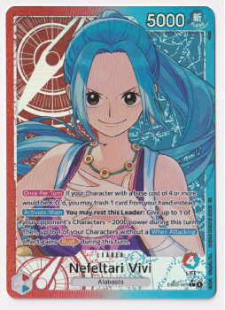 Nefeltari Vivi (ALTERNATE ART) single card from One Piece Trading Card Game